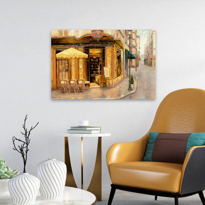 Red House Cafe- Landscapes Cafe Europe France Cityscapes Art