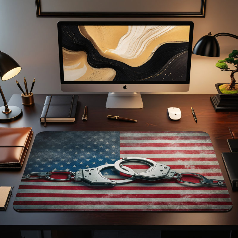 Polyester Desk Pad, 23.6x13.8
