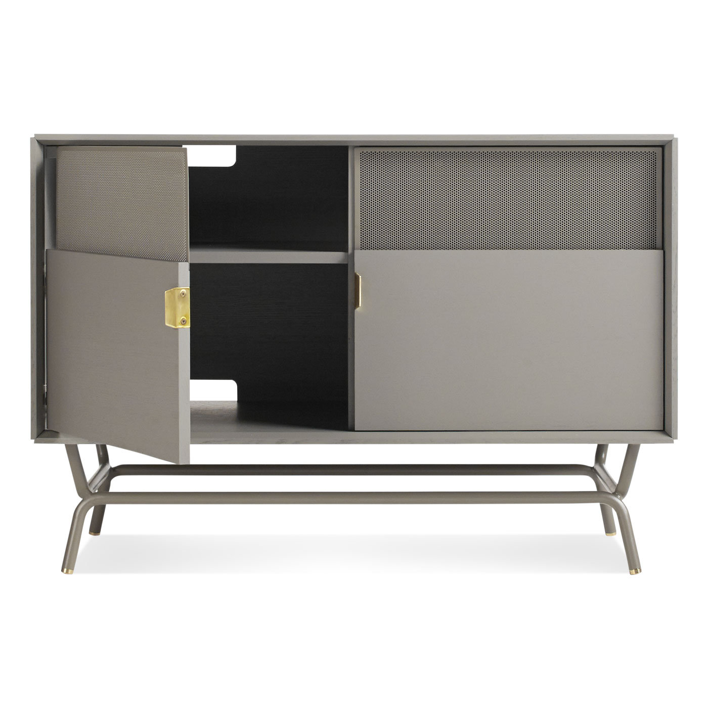 Dang 42'' Media Console, Risk-Averse Gray