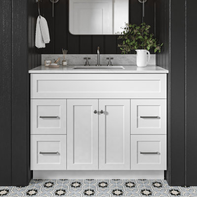 Ensemble de meuble-lavabo simple 43 po Partham