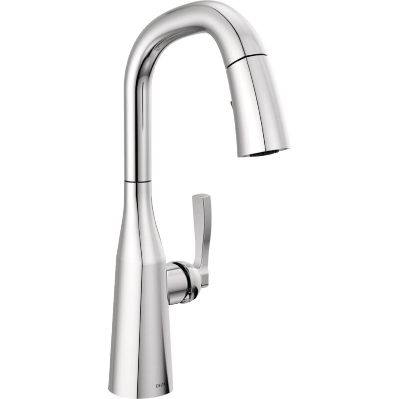 Stryke Pull Down Bar Faucet with Diamond Seal Technology and With Accessories, Chrome