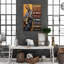 Homme jouant de la guitare «Be Strong»-828714915