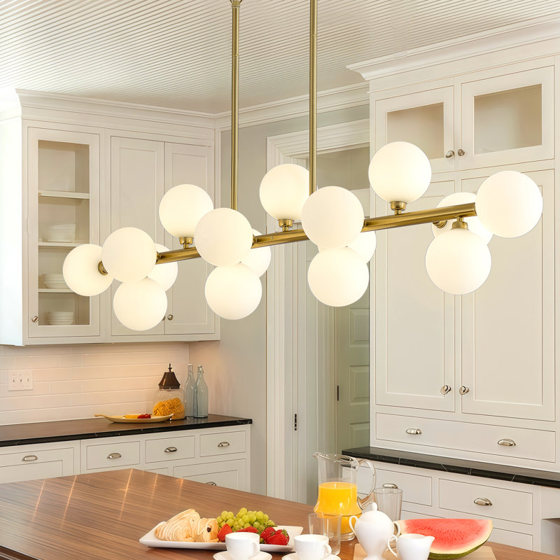 Luminaire suspendu 16 lumières Spoutnik Mid-Century