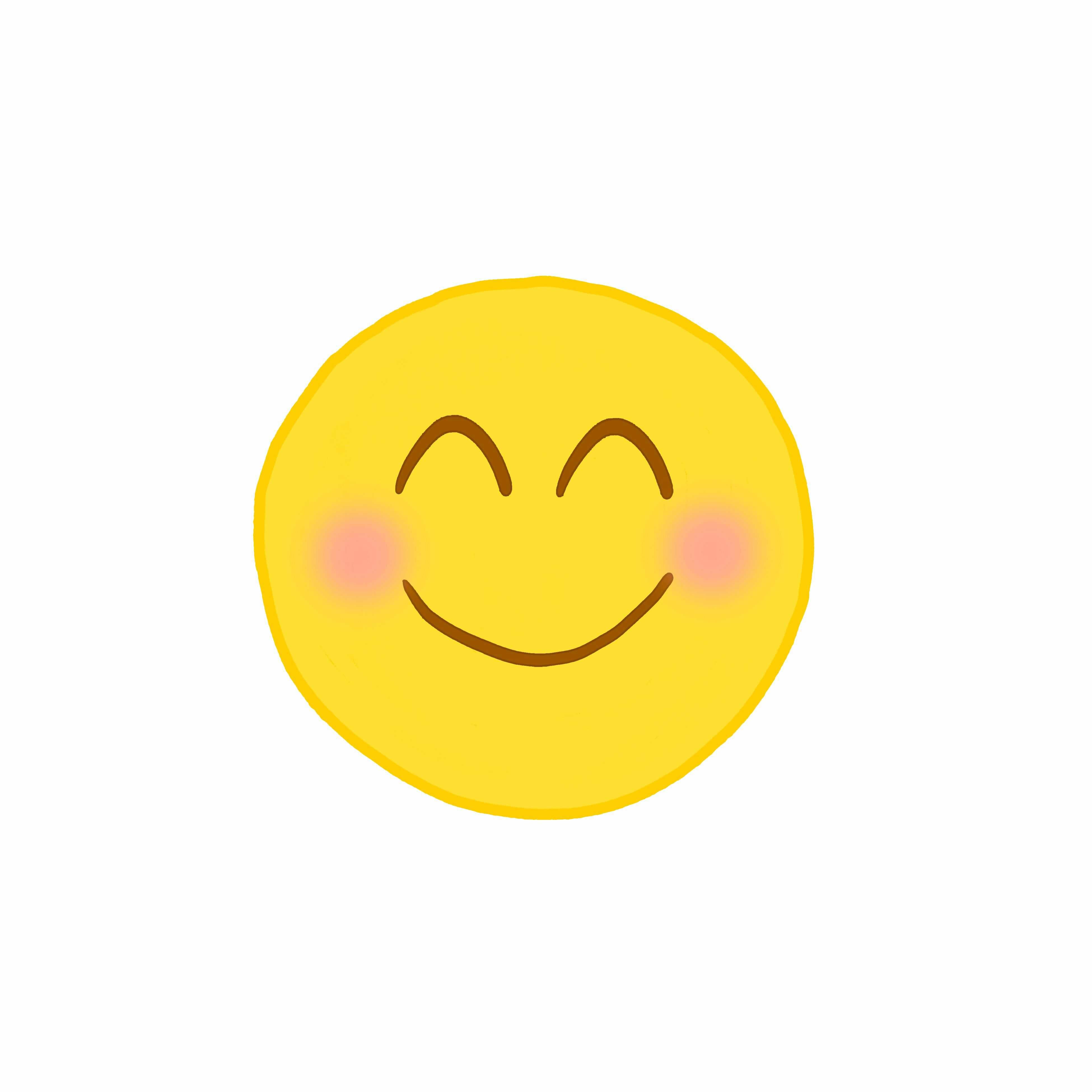 blushing emoji