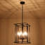 Lustre rectangulaire à 6 lumières à intensité variable-1893932440