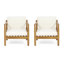 Chaise de patio avec coussins