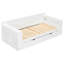 Grand lit de jour avec bureau amovible, tiroirs de rangement et table d'appoint hydraulique, blanc-1566807444-1566807445