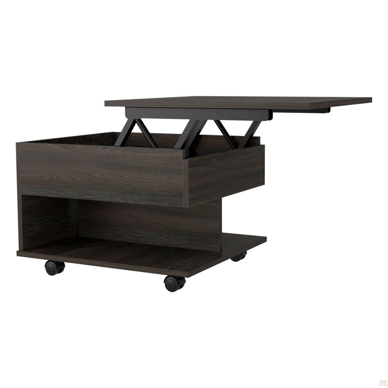 Table basse à plateau relevable