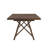 Cipolla Wood Finish 72"-90" Extendable Dining Table-630342282