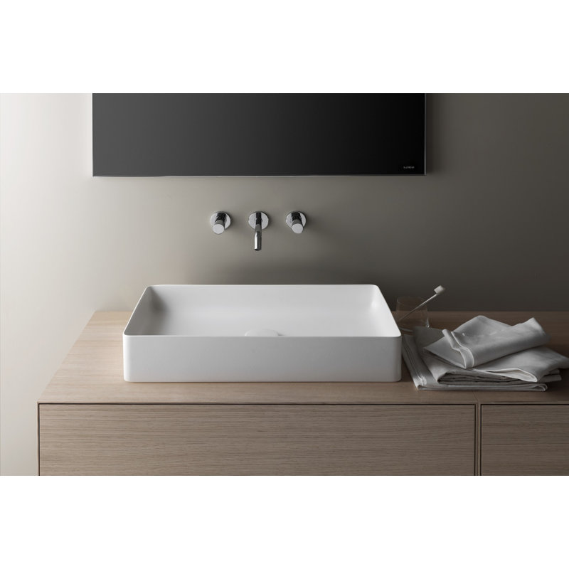 Living Square 23.62'' L Bathroom Sink