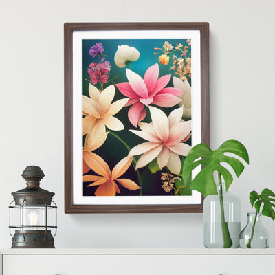 Exclusive Flowers - Single Picture Frame Print