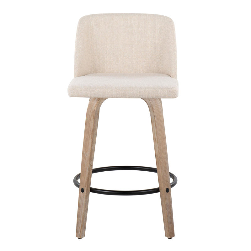 Tabouret de comptoir pivotant 25,5 po Lakyia