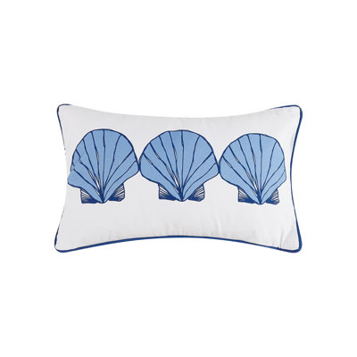 Coastal Cotton Throw Pillow