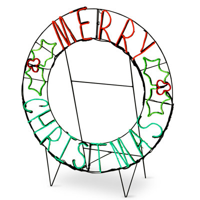 Strip Merry Christmas Lighted Display