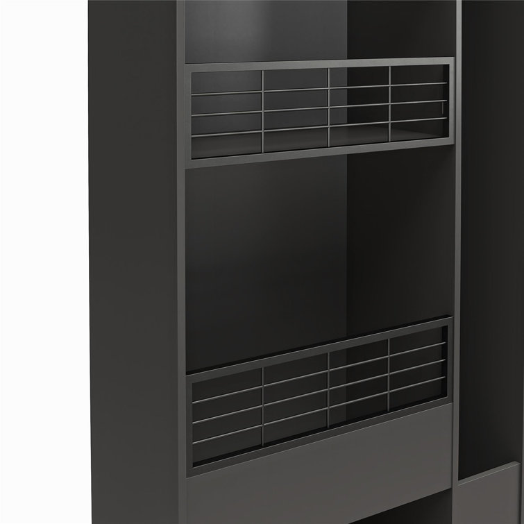 Amaylee 76.65" H x 35.67" W x 15.39" D Sports Storage Cabinet