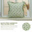 Housse de coussin à volants à motif de blocs de coton fabriqué à la main Fabividine, coton épais blanc, 20 x 20-106744439