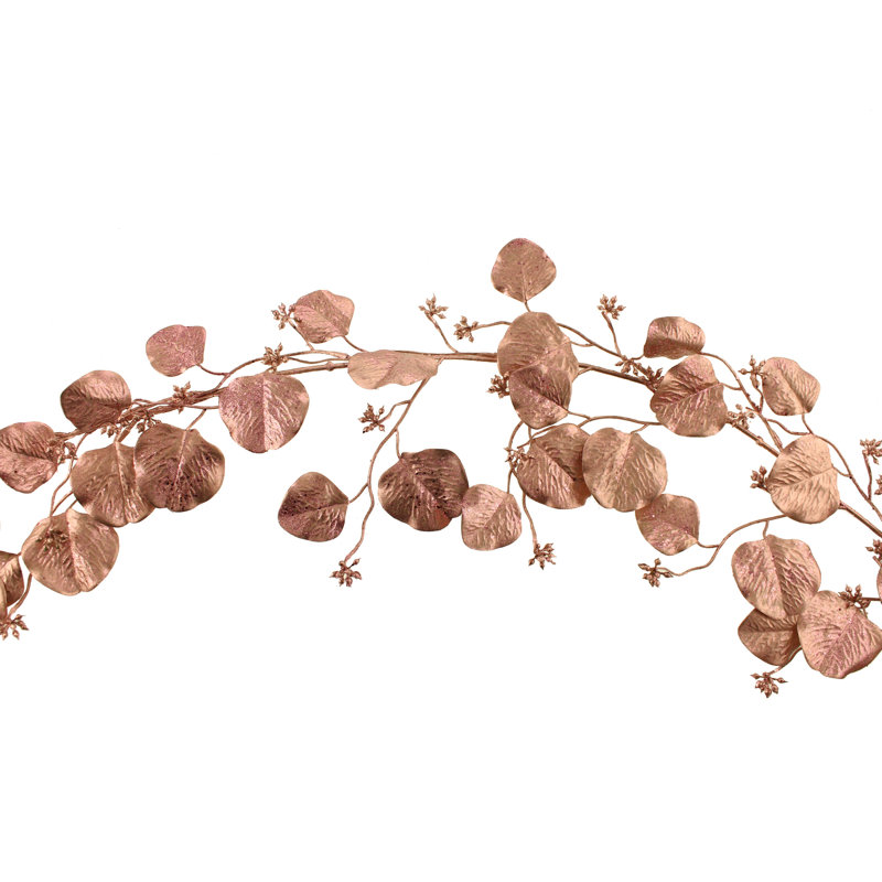 Faux Eucalyptus Garland, Pink