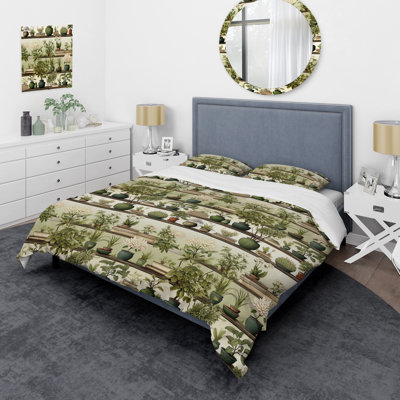 Zen Garden Oasis Duvet Cover
