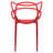 Red Color Wire Design Side Chair