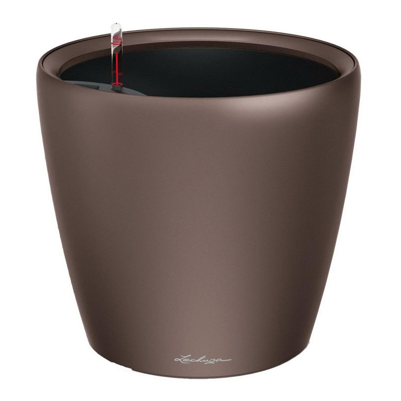 Classico Pot Planter, 20cm H x 21cm W x 21cm D, Sliver