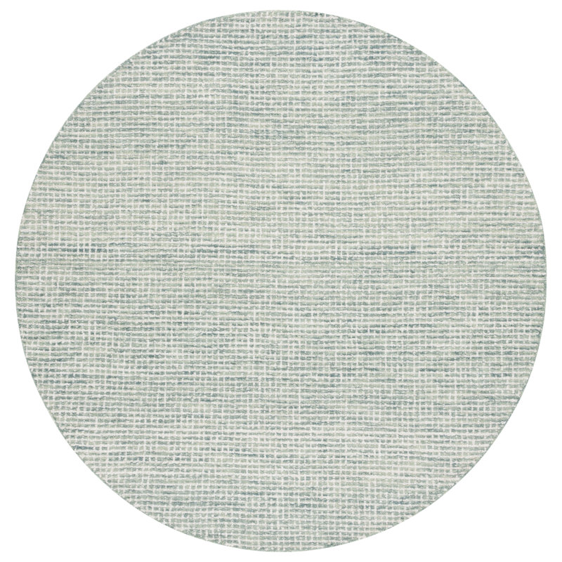 Ebony Hand Tufted Performance Rug, Round 6"