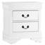 2 Table de chevet blanche pour une chambre à coucher charmante et relaxante-246691647
