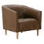 Pate Leather Accent Chair