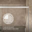 Pleat Frameless Sliding Bath Door-1558757539