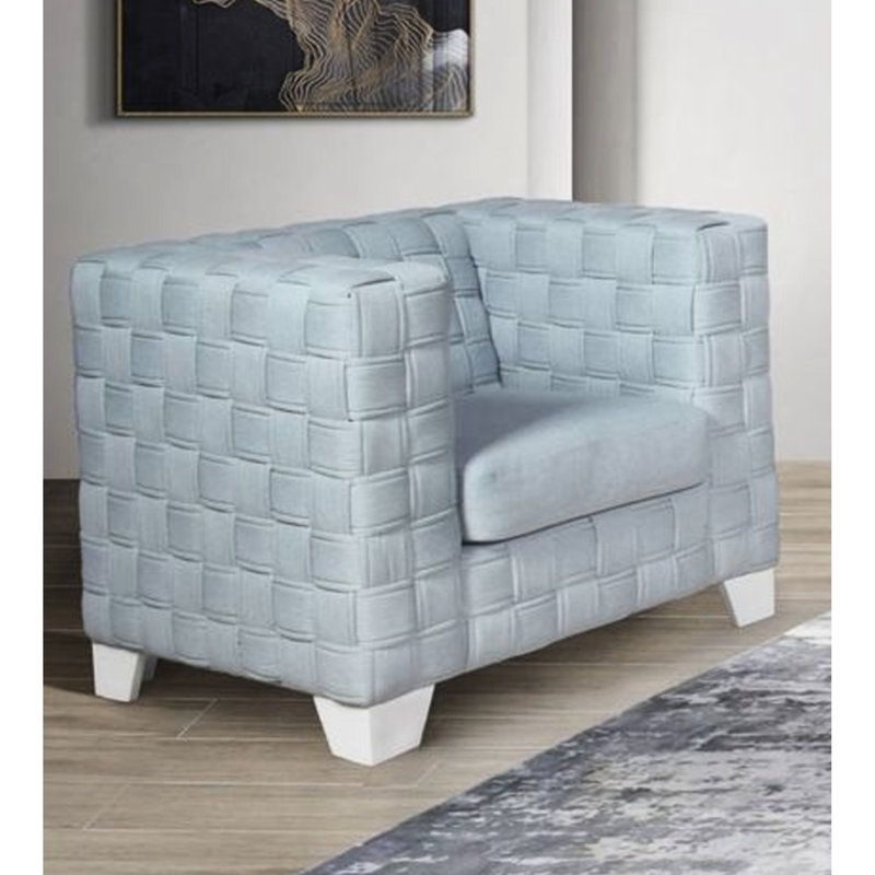 Méridienne Blue Chenille