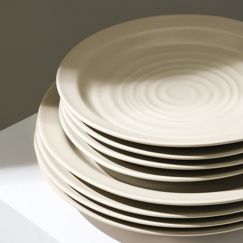 Stone Lain Orbit 24-Piece Dinnerware Set Stoneware, Beige