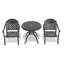 Comfortable Outdoor Cast Aluminium Table and Chairs Combo