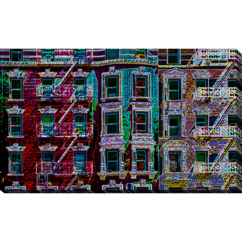 « très haut-parleurs », impression, H 18 po x l 30 po x P 1 po, Toile tendue