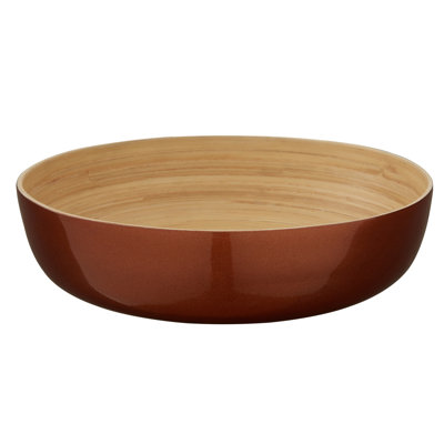 Norden Home Garcia Bamboo Stainless Steel Salad Bowl