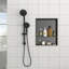 Double tablette de niche en acier inoxydable 21 "X 17"-1990086994