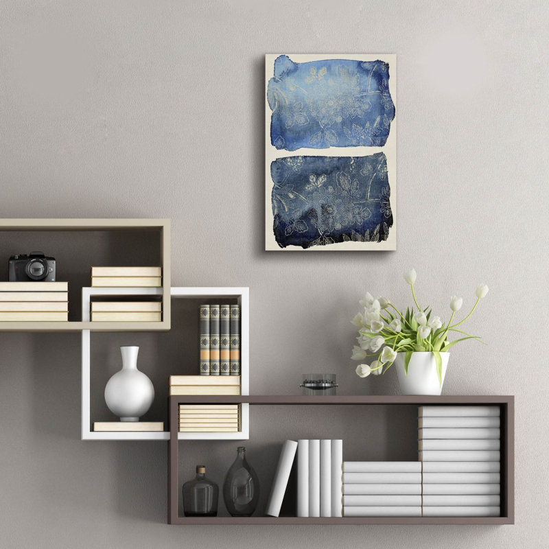 Art mural en verre «Exotic Islands 1» par Chariklia Zarris, 16 po x 24 po, H 24 po x l 16 po