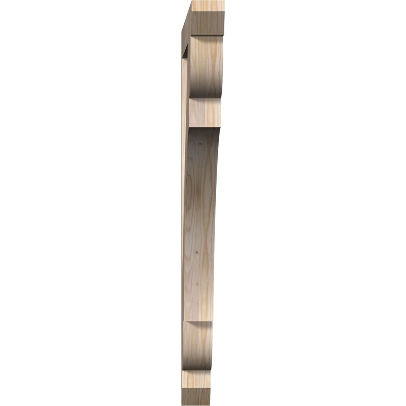 Support en bois / corbeau, Douglas (lisse), H 46 po x l 3,5 po x P 46 po