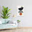 Modern Geometric Balance Abstract Contemporary Wall Art Print by Vitor Costa - Wrapped Canvas Print-847582039