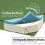 Lit orthopédique en mousse viscoélastique avec housse lavable Cooling Gel-1324003584-1324003596
