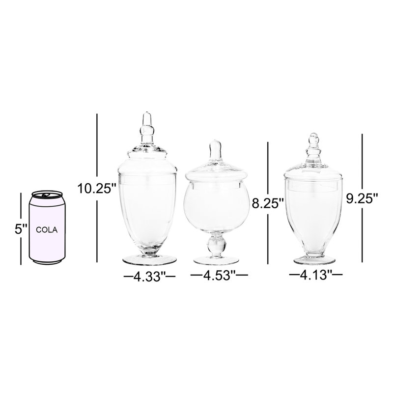 Brentten Glass Apothecary Jar