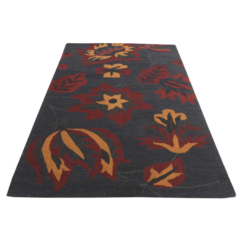 Tapis noir 5x8 Pimentel