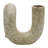 Unique 7-inch Karnora Curly Vase in Natural Resin - The Perfect Accent for Modern Homes