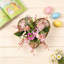 Couronne de Pâques 11,8 po avec œufs de fleurs