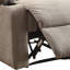 Fauteuil inclinable gris avec porte-gobelet-801692847