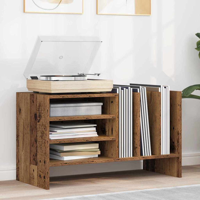 45cm H x 78.5cm W Bookcase, Old Wood