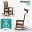 Chaise Adirondack berçante en PEHD pour l'extérieur-1400496668