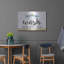 «Wash Brush Floss Flush» par August Grove® par Marla Rae, art mural en métal-978936518