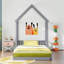 Lit de tête de lit en forme de maison-603030301-603030302