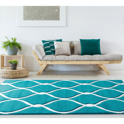 Tapis bleu Fishback