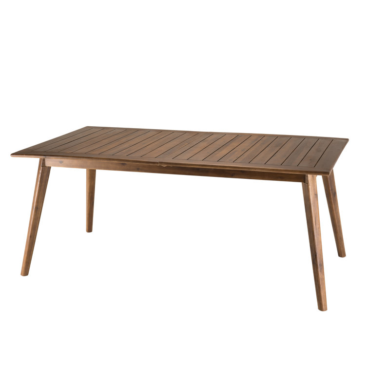 Christa Extendable Wooden Dining Table