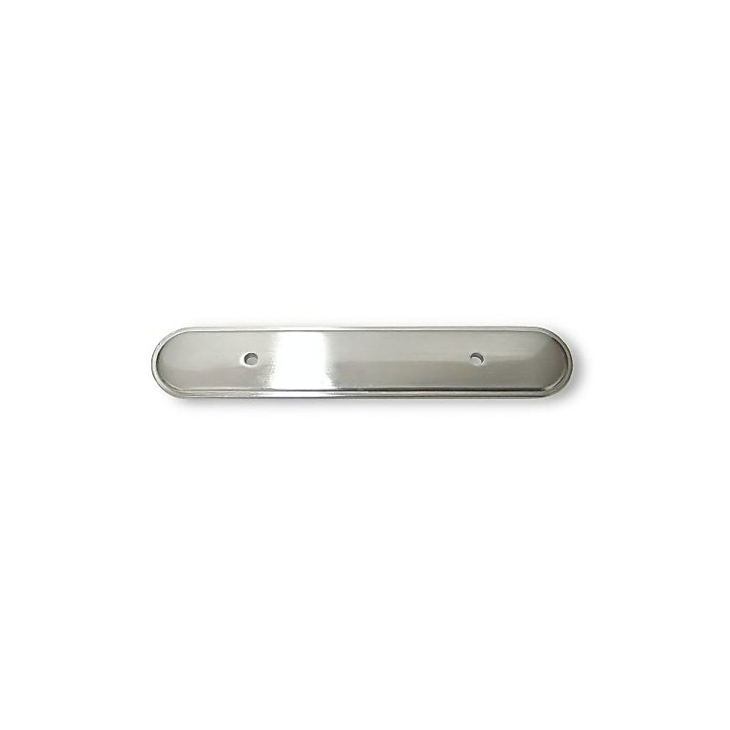 Pull Backplate 3", Satin Nickel